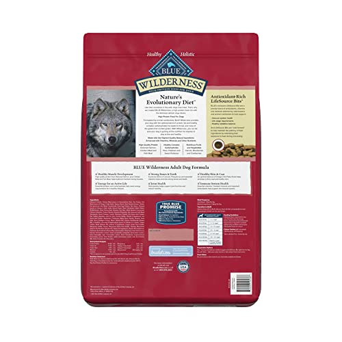 Blue Buffalo Wilderness High Protein  Natural Adult Dry Dog Food  Salmon 11-lb thumbnail