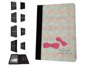 1021 - Cool Fun Cute Pink Bow Girls Fashion Love Quote Design Amazon Kindle Paperwhite 6'' 2014/2015  Pouch Cover Book Style Defender Stand Cover