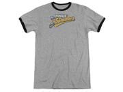 Dubble Bubble Tongue Splashers Logo Mens Adult Heather Ringer Shirt