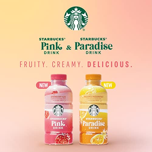 Starbucks Paradise Drink Pineapple Passionfruit with Coconut Milk  14 Fl Oz  12 Pack Bottles thumbnail