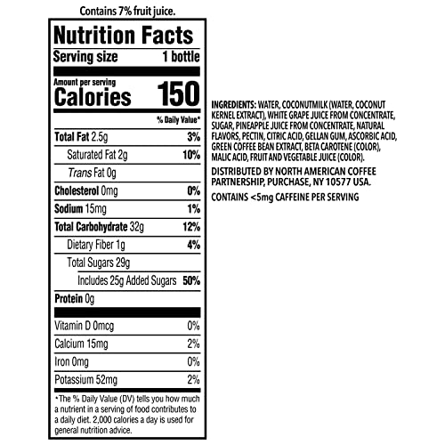 Starbucks Paradise Drink Pineapple Passionfruit with Coconut Milk  14 Fl Oz  12 Pack Bottles thumbnail
