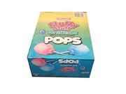 Charms Fluffy Stuff Cotton Candy Pops - 48 Lollipops/Box