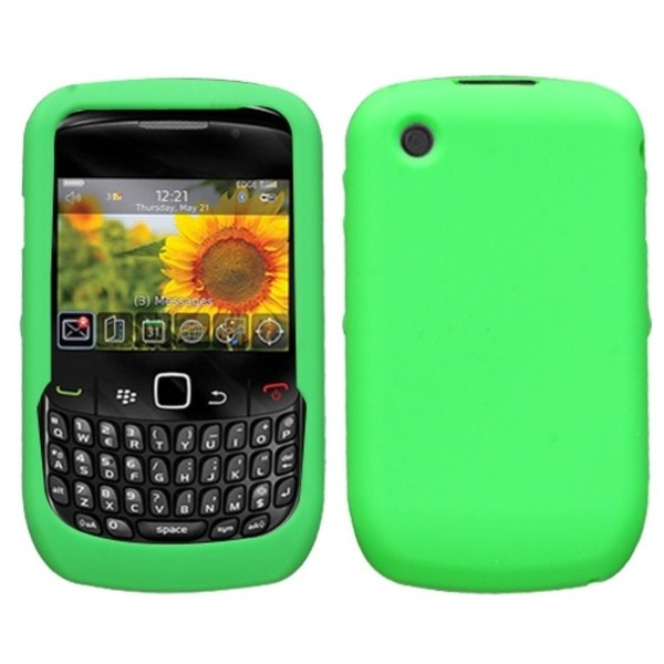 Insten Dark Green Phone Case Cover for Blackberry 8520/ 8530/ 9300 3g/ 9330 3g