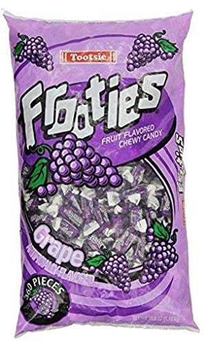 Tootsie Prooties Rolls Grape Candy  360 Count Bags (Pack of 10)