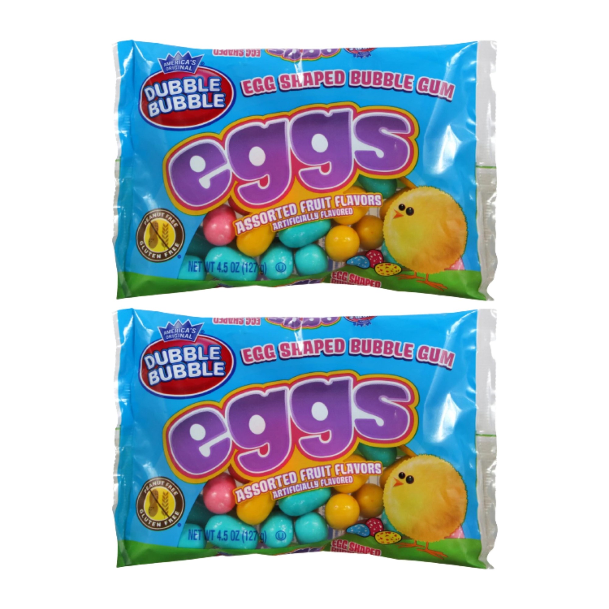iOS Easter Sweet Treats Assorted Egg Shaped Bubble Gumballs Fruit Flavor for Egg Stuffers  Egg Hunting  Party Favors  Pinatas  Prizes  Care Packages  