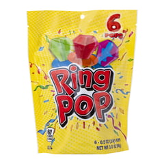 Ring Pop Candy Lollipops 6-count Bag (2 Pack)