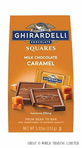 Ghirardelli Chocolate Squares  Milk Chocolate with Caramel Filling  5.32 Ounce