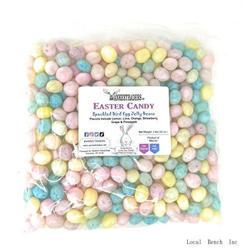 Speckled Birds Egg Jelly Beans  2 Pounds  Assorted Fruit  Bulk  Easter  Spring