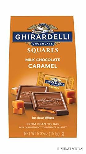 Ghirardelli Chocolate Squares  Milk Chocolate with Caramel Filling  5.32 Ounce