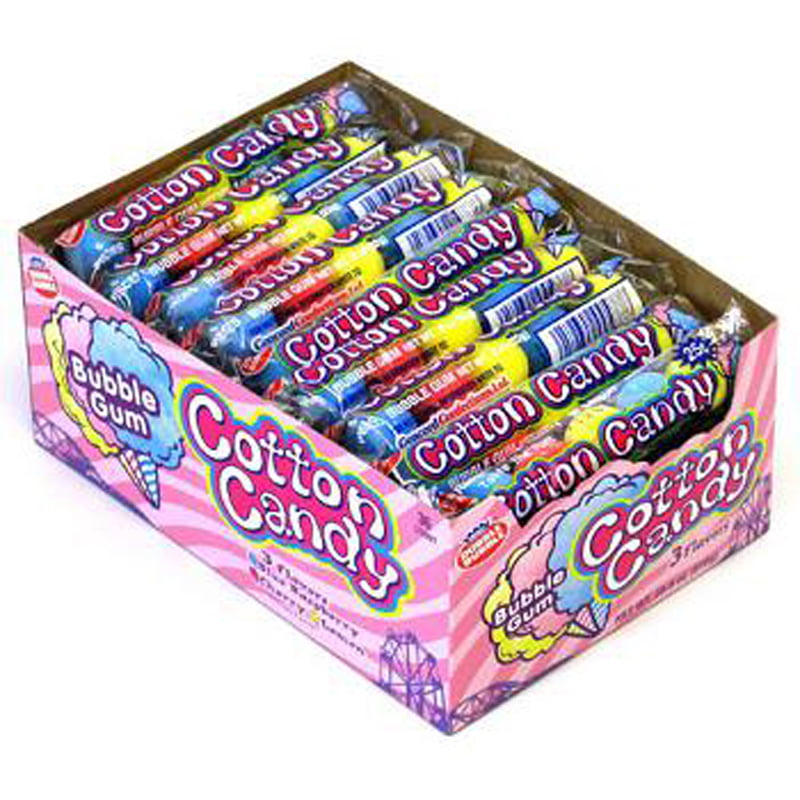 Dubble Bubble  Gum Balls Cotton Candy 25C  Count 36 - Gum / Grab Varieties & Flavors