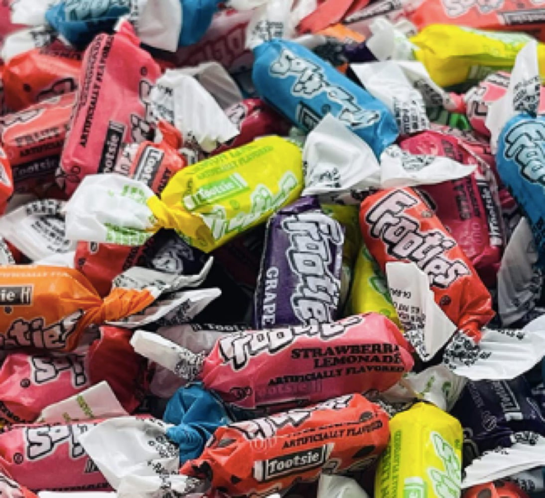 Frooties Assorted Mixed Fruit Flavored Individually Wrapped Bulk Chewy Tootsie Roll Candy (5 Pound)