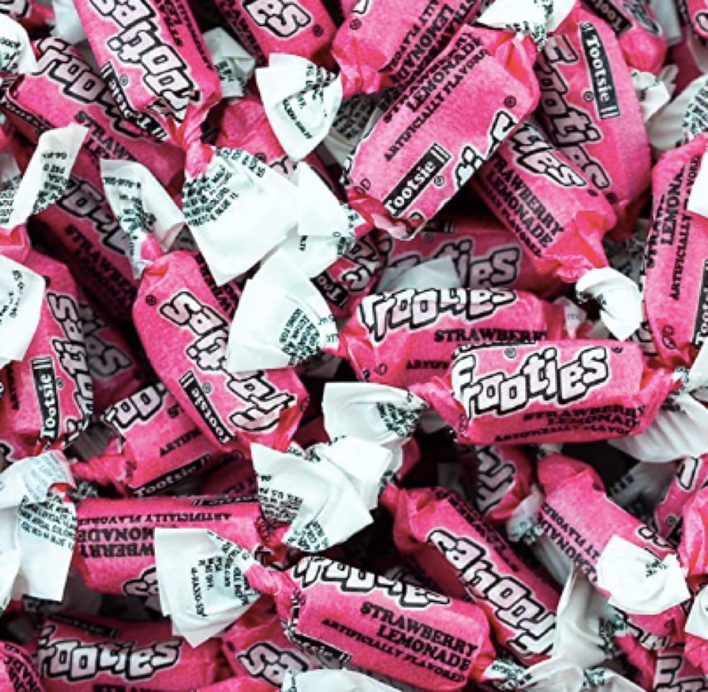 Frooties Strawberry Lemonade Individually Wrapped Bulk Chewy Pink Tootsie Roll Candy (5 Pound)