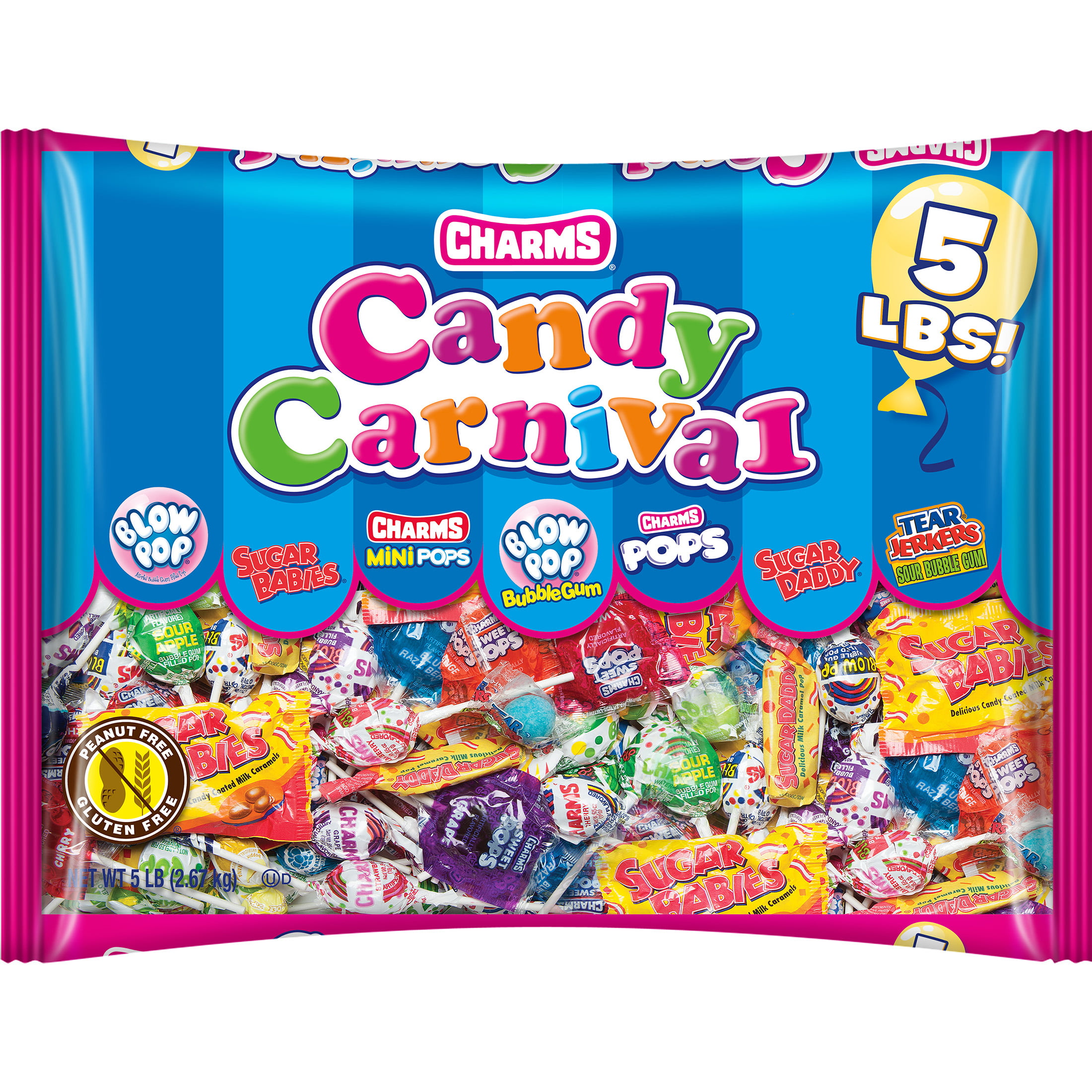 Charms Candy Carnival Assorted Bag Candy  80 Oz