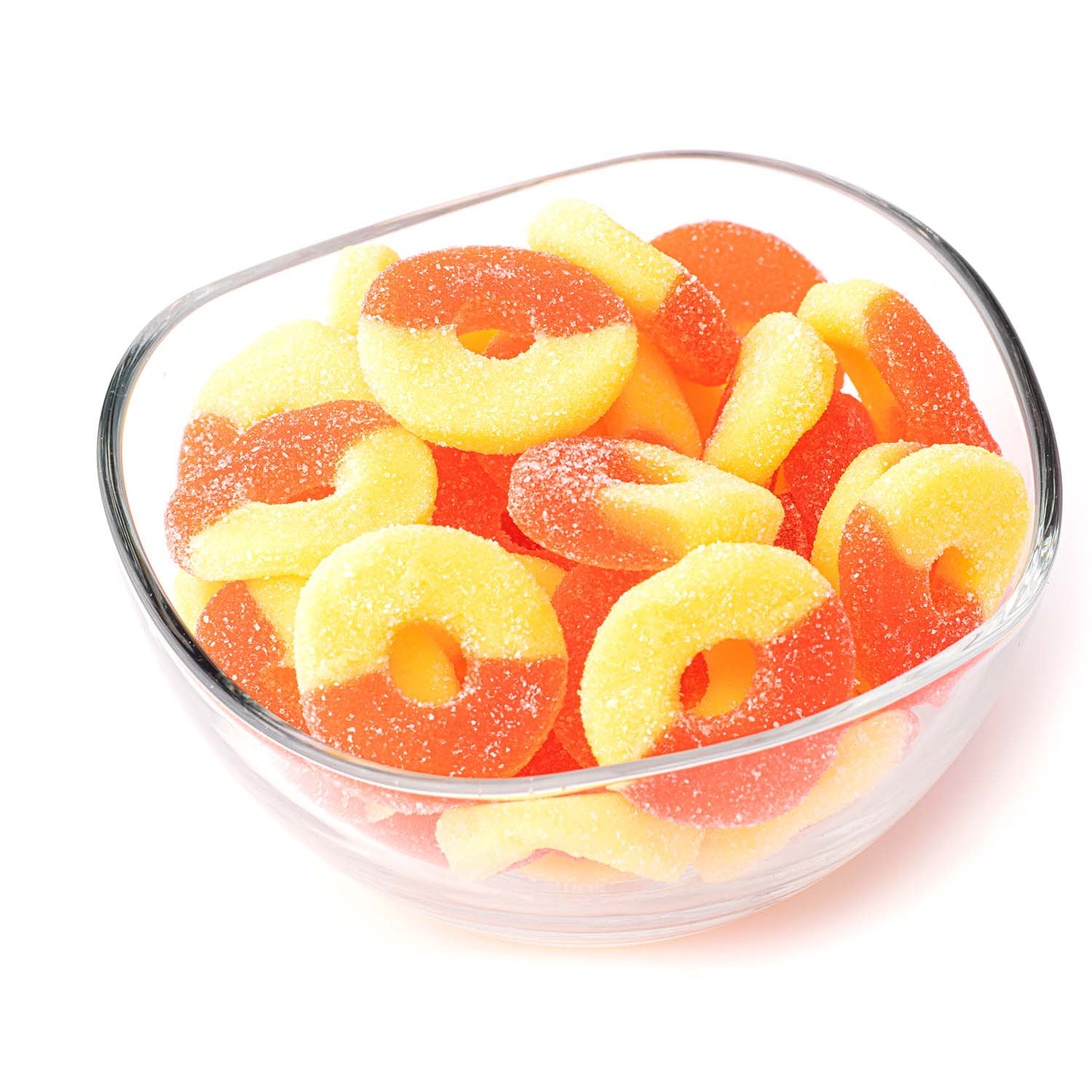 Jackie S Chocolate Peach Ring Gummies  1 LB
