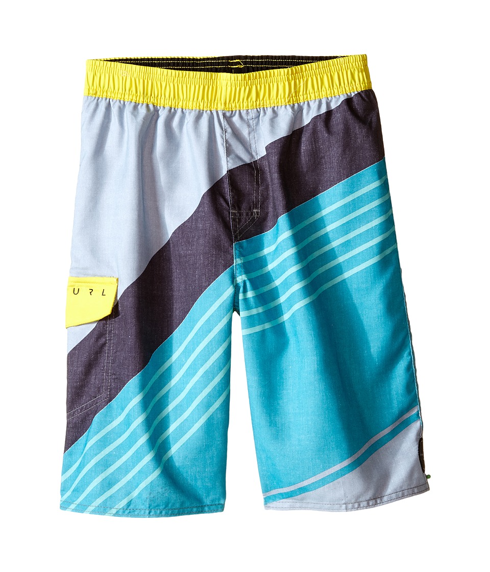 Rip Curl Kids - Aggro Tilt Volley Swim Trunks (big Kids) (teal) Boy's Swimwear