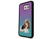 Samsung Galaxy S6 Coque Fashion Trend Case Coque Protection Cover Plastique Et MÃ©tal - Black 1507 - Trendy Dog Hound Pets Collage Animals Kwaai
