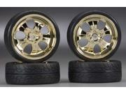 4723 Mntd Super Low Tread Tire Gold (4) Hpic4723