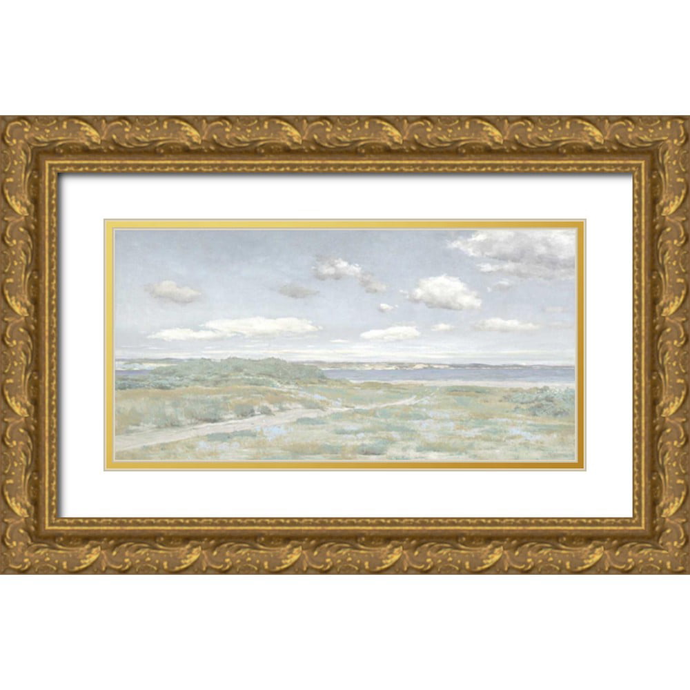 McKee  Christy 14x9 Gold Ornate Wood Framed with Double Matting Museum Art Print Titled - Pathe to the Water