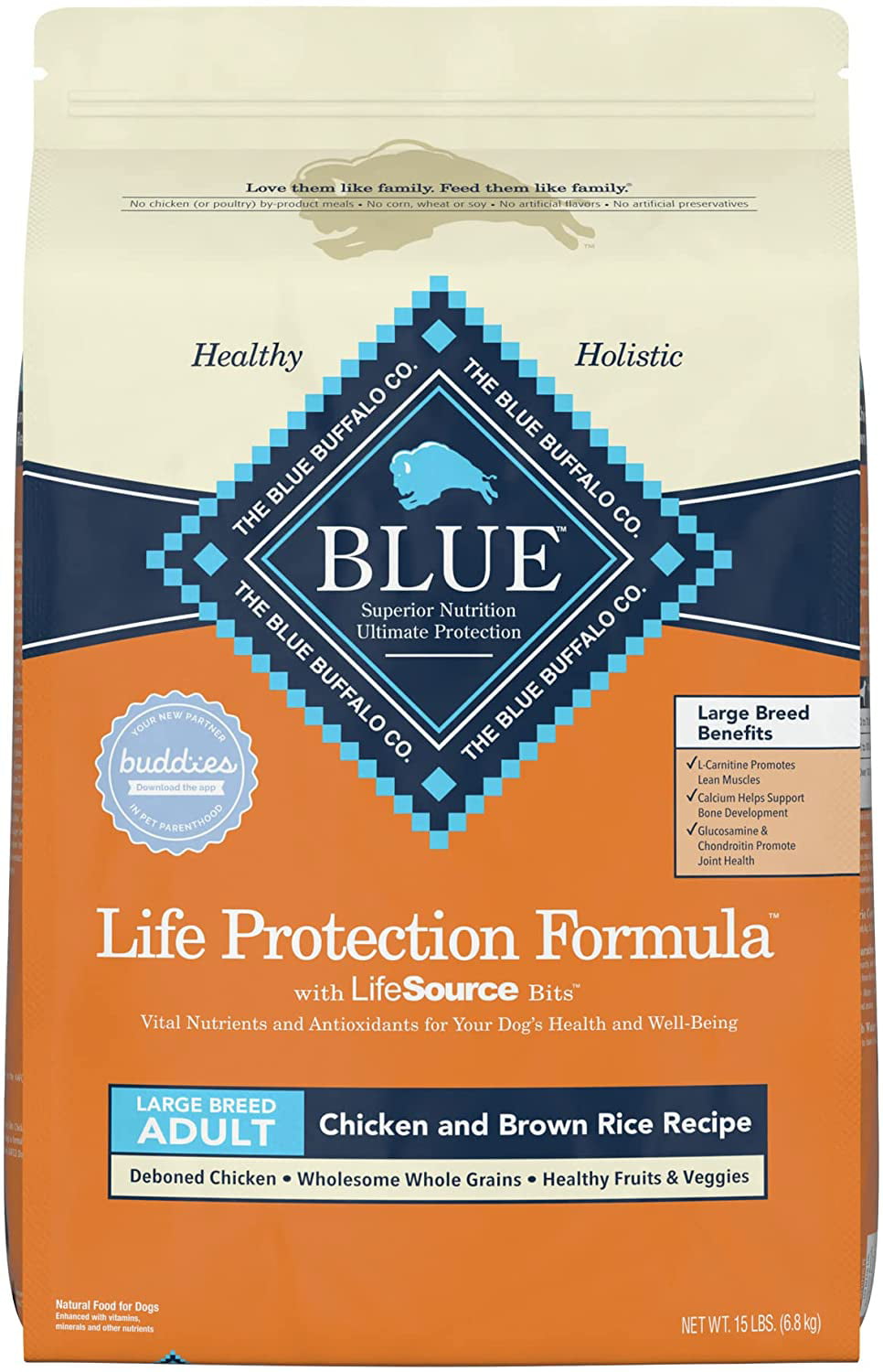 DOG FOOD LG BREED ADULT Pack of 1