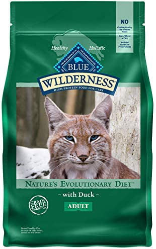 Blue Buffalo Wilderness High Protein  Natural Adult Dry Cat Food  Duck 5-lb Duck 5 Pound (Pack of 1)