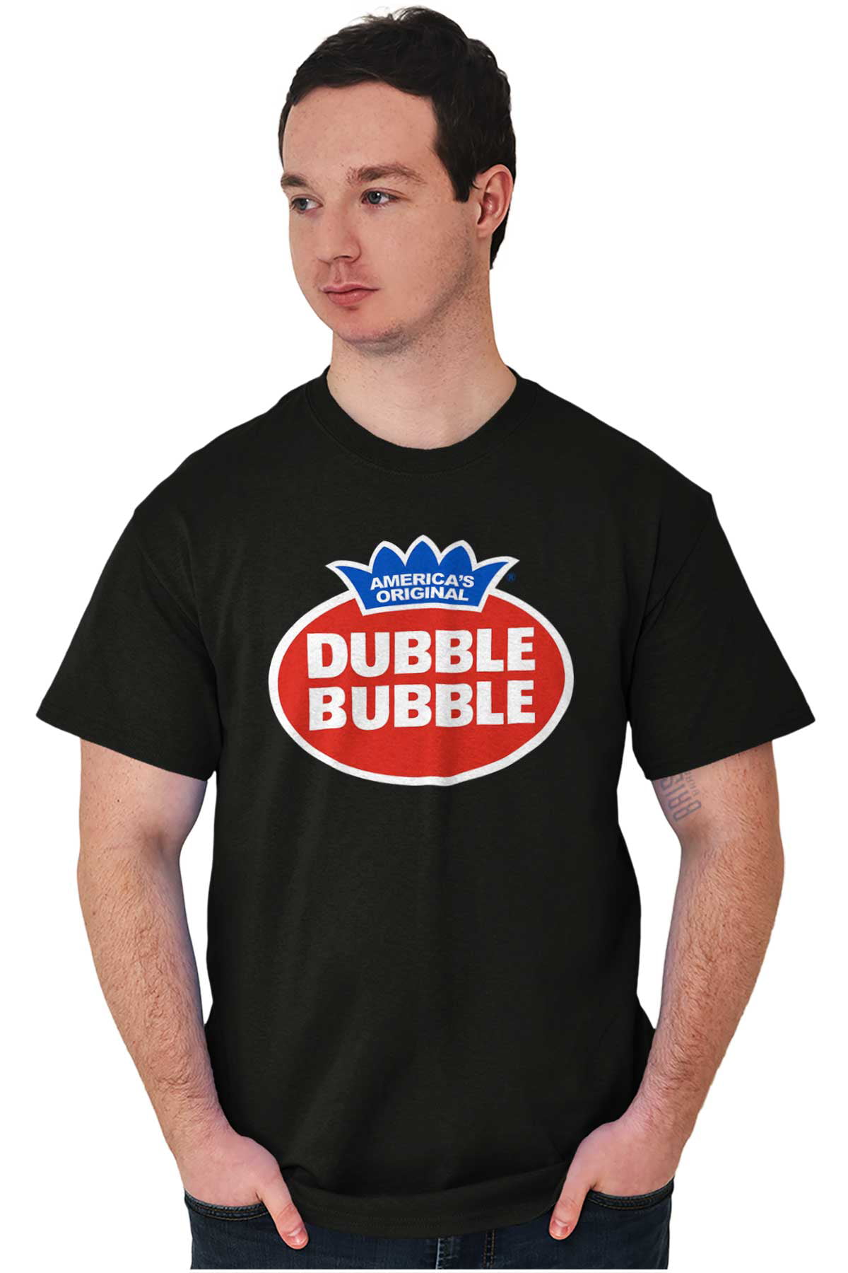 Vintage Dubble Bubble Gum Double Logo Men S Graphic T Shirt Tees Brisco Brands M