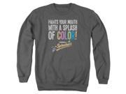Dubble Bubble Paints Your Mouth Mens Crewneck Sweatshirt