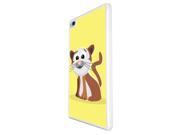 1136 - Cat Animal Drawing Yellow Design for Huawei Ascend P8 Hard Plastic Case Back Cover