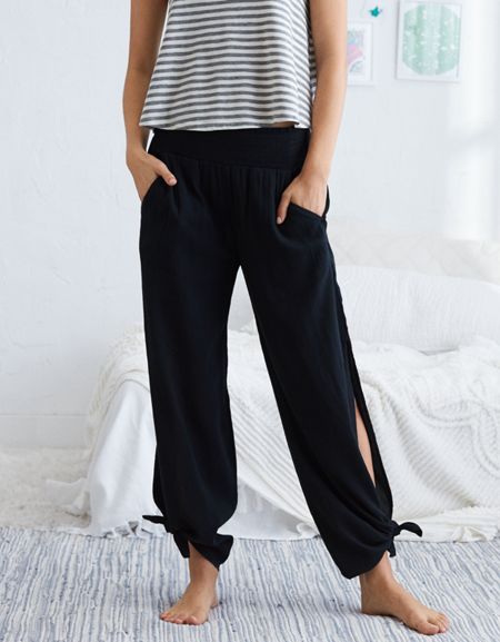 Aerie Two-way Tie Palazzo Pant