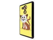 Huawei Mate 8 Fashion Case Back Cover - Black 1136 - Cat Animal Drawing Yellow