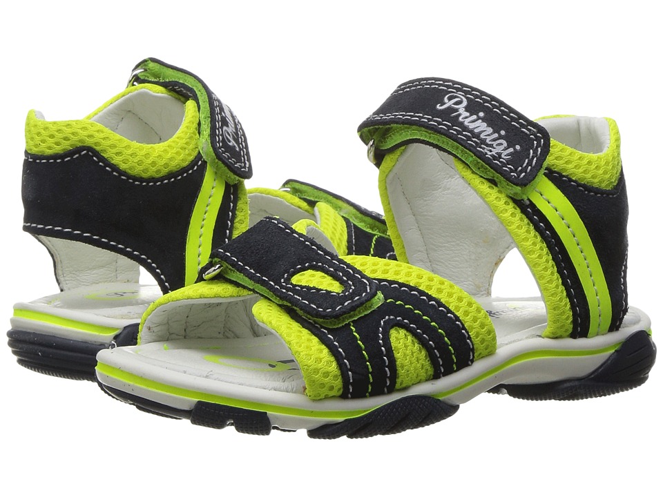 Primigi Kids - PSS 7082 (Toddler/Little Kid) (Navy/Yellow) Boy's Shoes