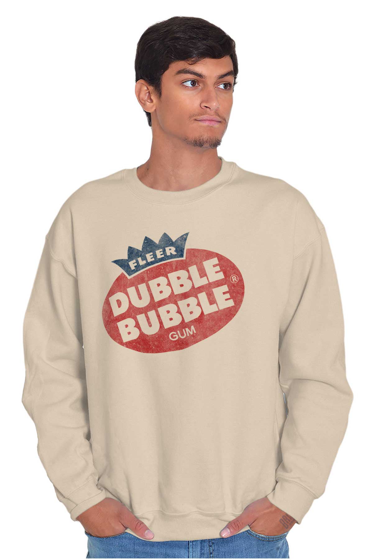 Retro Vintage Dubble Bubble Gum Logo Sweatshirt for Men or Women Brisco Brands 3X
