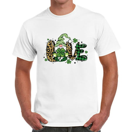 Golf Shirts for Men White T Shirts for Men Men S Unisex Everyday T-Shirt 3D Print Graphic Print Short Sleeve Casual Top Vocation T-Shirt White L