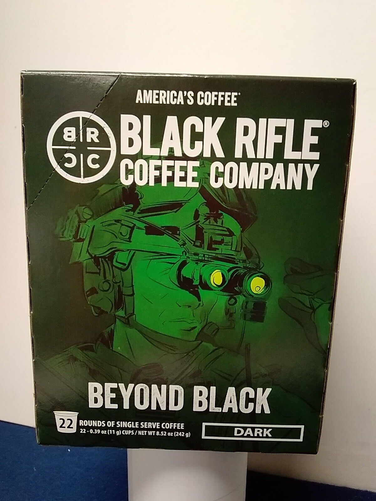 Black Rifle Coffee - Rifle Coffee Company Beyond Coffee Keurig K-Cup Pods, Dark Roast, 22/Box thumbnail