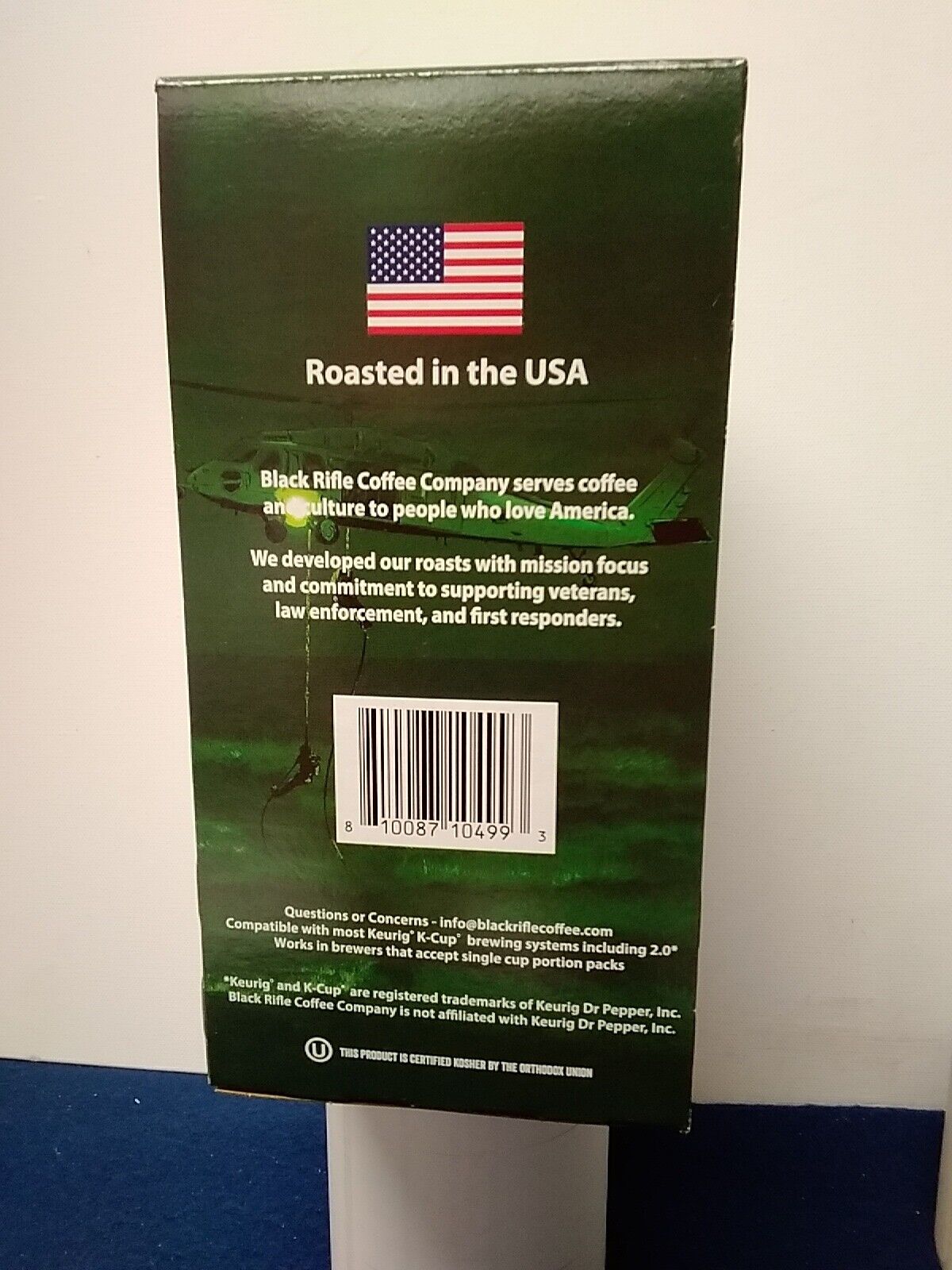 Black Rifle Coffee - Rifle Coffee Company Beyond Coffee Keurig K-Cup Pods, Dark Roast, 22/Box thumbnail