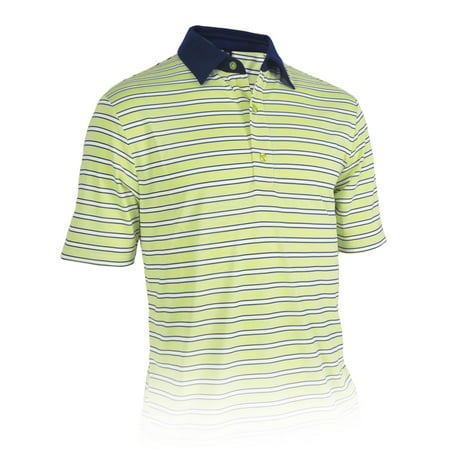 Monterey Club Men S Johnny Stripe Jersey Golf Polo Shirt #3619