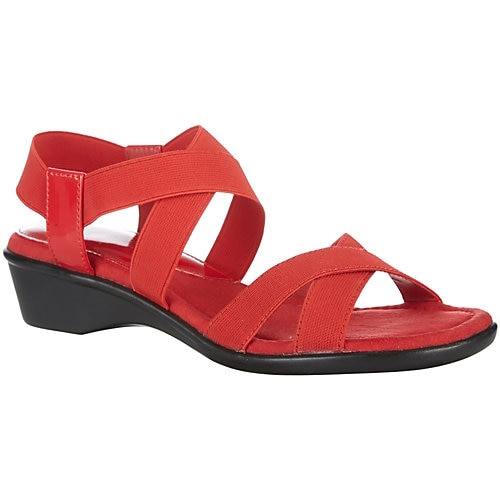 Mootsies Tootsies Womens Naylor Casual Sandals-9 M,red