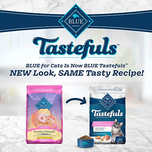 800362  Tastefuls Sensitive Stomach Natural Adult Dry Cat Food, Chicken 15lb Bag thumbnail