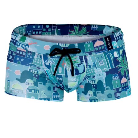 Clever Moda 1253 Cassiel Swim Trunks Color Blue Size L