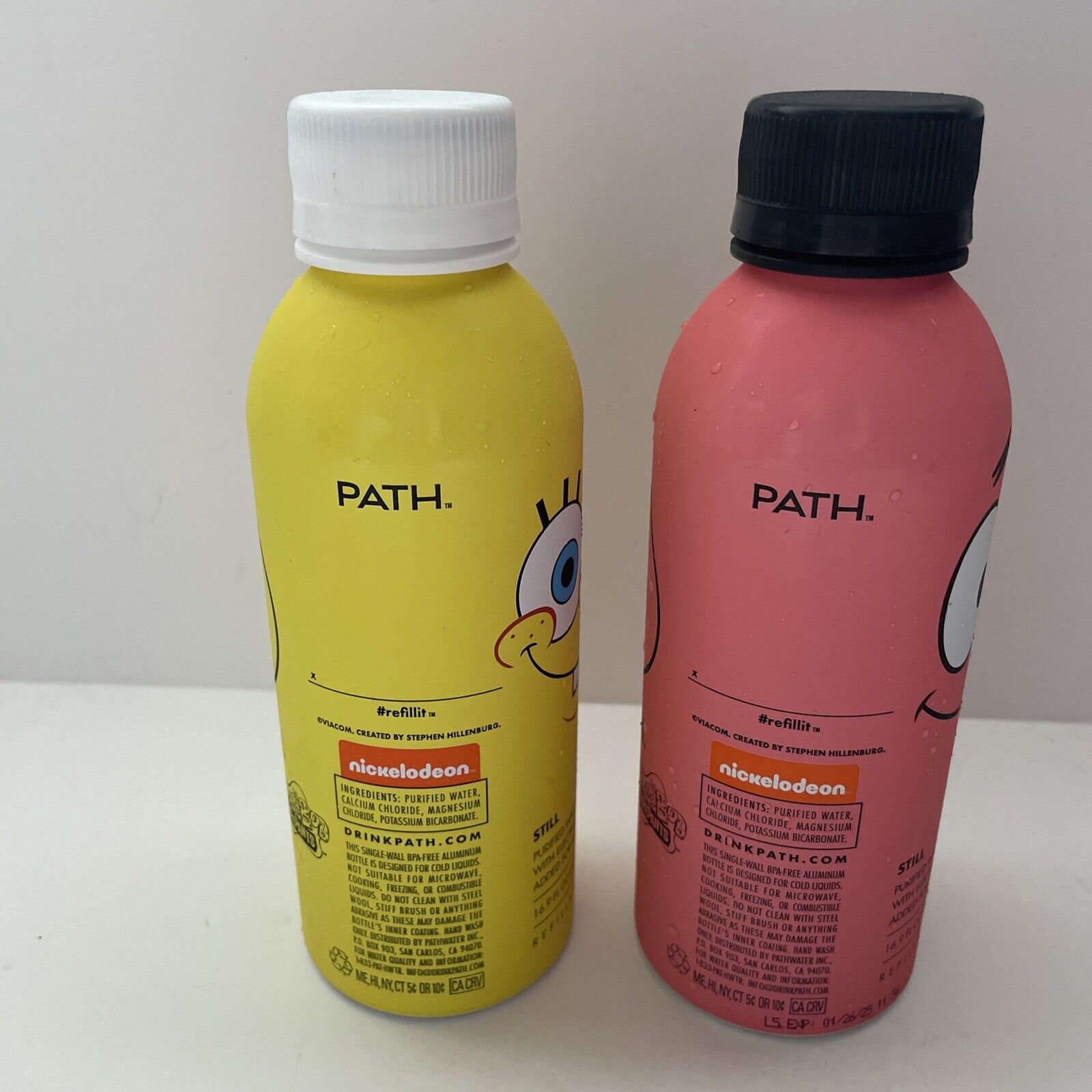 Path Purified Water Nickelodeon Spongebob SquarePants Refillable Bottle - 16.9 Fl Oz thumbnail