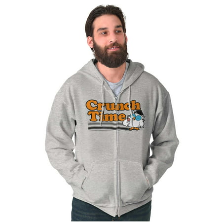 Mr. Owl Crunch Time Tootsie Pop Funny Zip up Hoodie Men S Women S Brisco Brands 4X