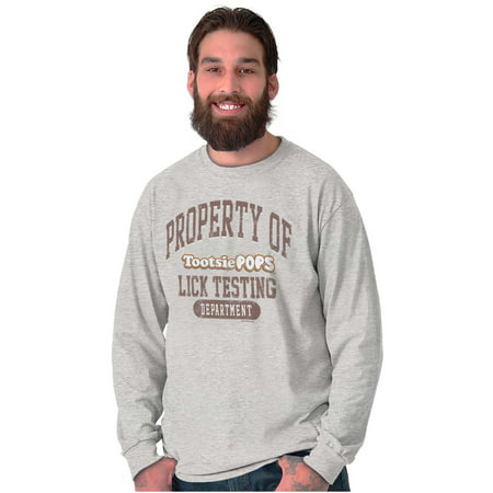 Tootsie Pops Candy Testing Department Long Sleeve TShirt Men Women Brisco Brands S