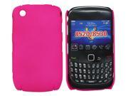 Kit Me Out Usa Hard Clip-on Case + Screen Protector with Microfibre Cleaning Cloth for Blackberry Curve 8520 / 9300 3g - Hot Pink Smooth Touch Texture