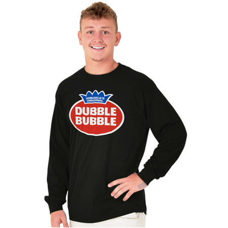 Vintage Dubble Bubble Gum Double Logo Long Sleeve TShirt Men Women Brisco Brands 3X