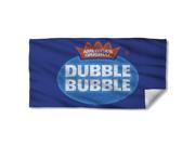 Dubble Bubble Vintage Logo Beach Towel White 36x58