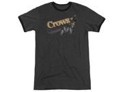 Tootsie Roll Crows Mens Adult Heather Ringer Shirt