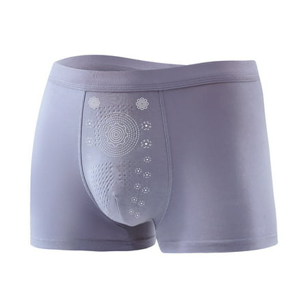 CLZOUD Men S Boxer Brief Purple Cotton Energy Field Men’s Underwear Energy Field Men Pants Long Lasting Male Growth & Hardening Delay Underwear Xxxx