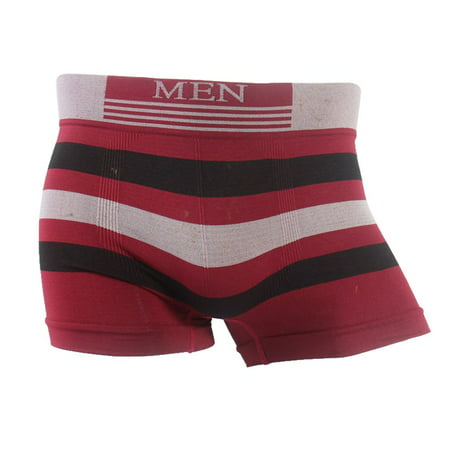 CLZOUD Breathable Boxer Briefs Men Red Nylon Men S Underwear Patchwork Underwear Comfortable Breathable Underwear Xl