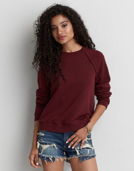 Ae Raglan Crew Sweatshirt