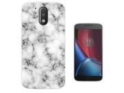 Motorola Moto G4 Play Gel Silicone Case Protection Cover 1229 - Novelty Marble Texture