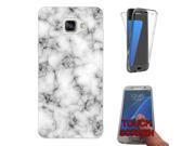 Samsung Galaxy A3 (2016) Sm-a310f 360 Degree Case Protection Gel Silicone Cover 1229 - Novelty Fun Marble Texture